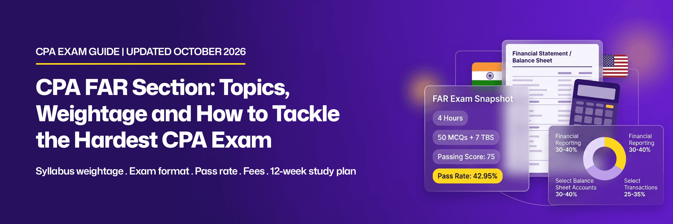 CPA FAR Section India: Topics, Weightage & Study Guide