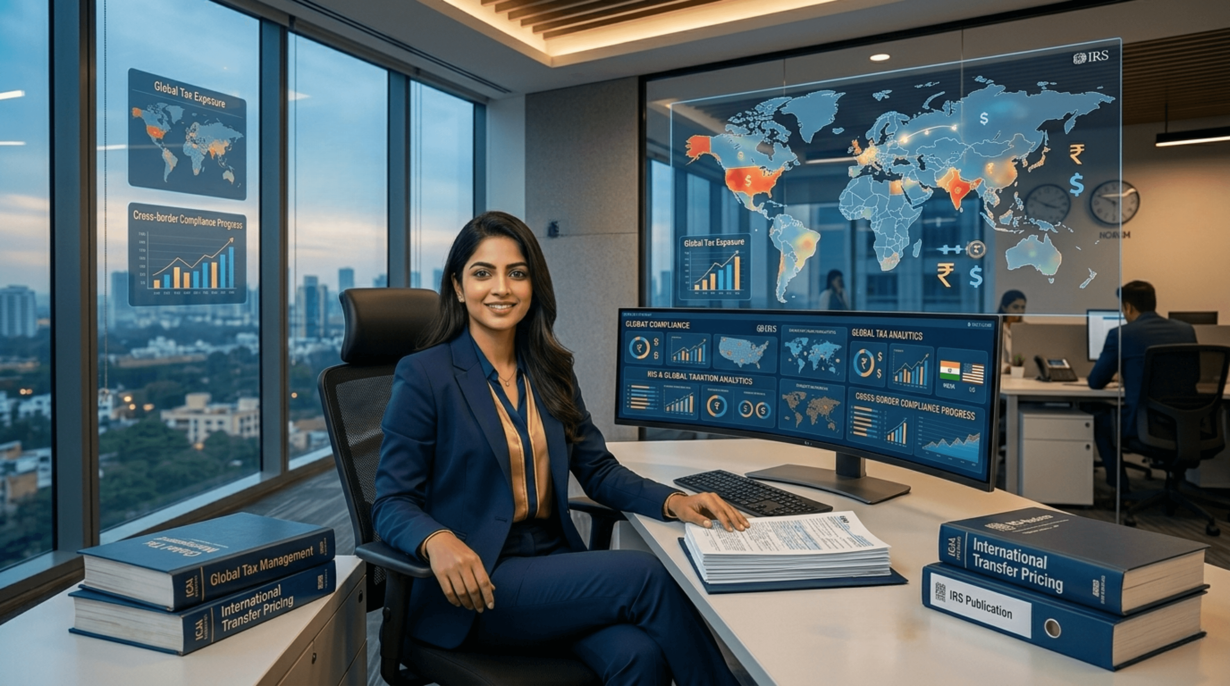 Indian CA working in US tax and international taxation, reviewing global tax compliance, transfer pricing, and cross-border tax analytics.